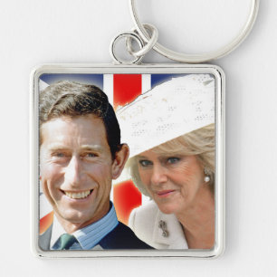 Chaveiro Príncipe Carlos & HRH Duquesa Cornwall