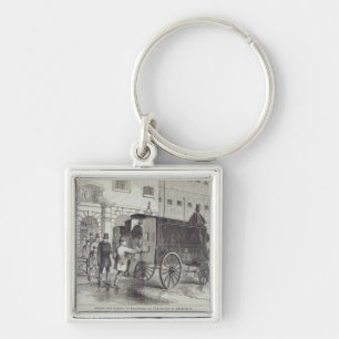 Chaveiro Prisão Van que toma acima dos prisioneiros na casa