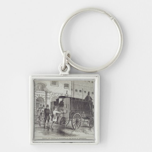 Chaveiro Prisão Van que toma acima dos prisioneiros na casa (Frente)