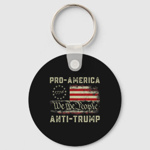 Chaveiro Pró-américa Anti-trump Nós O Povo Anti Trump