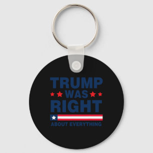 Chaveiro Pro Donald Trump 2024 Engraçado Trump Estava Certo