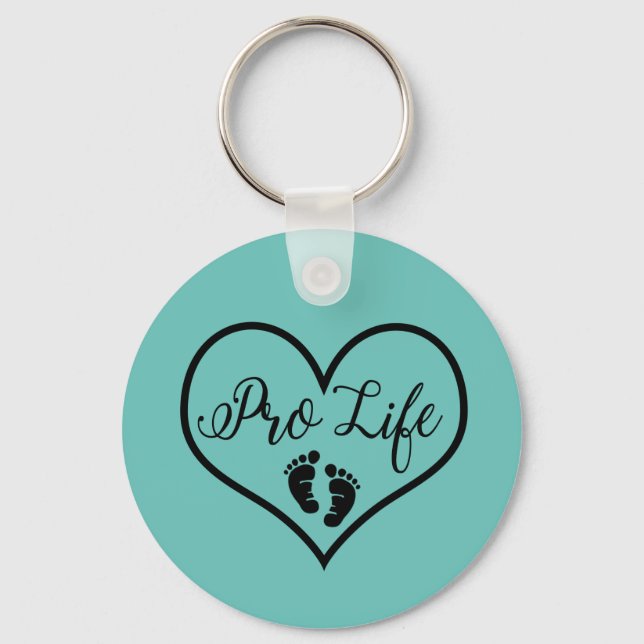 Chaveiro Pro Life Baby Feet Keychain (Frente)