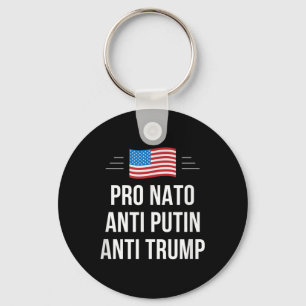 Chaveiro Pro Nato - Anti-Putin - Anti-Trump -, Pequeno