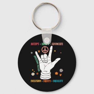 Chaveiro Problemas de inclusão Autismo Sensibilização Profe