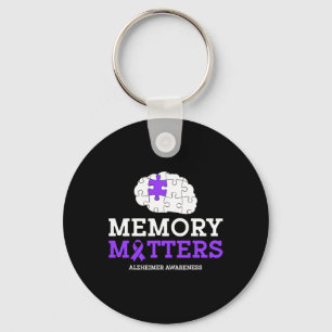 Chaveiro Problemas de memória Heimer Purple Ribbon Heimerhe