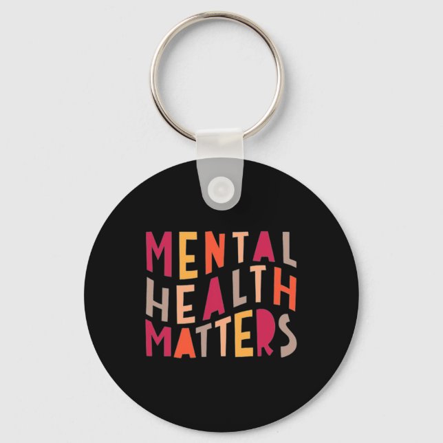 Chaveiro Problemas de saúde mental Motivação (Frente)