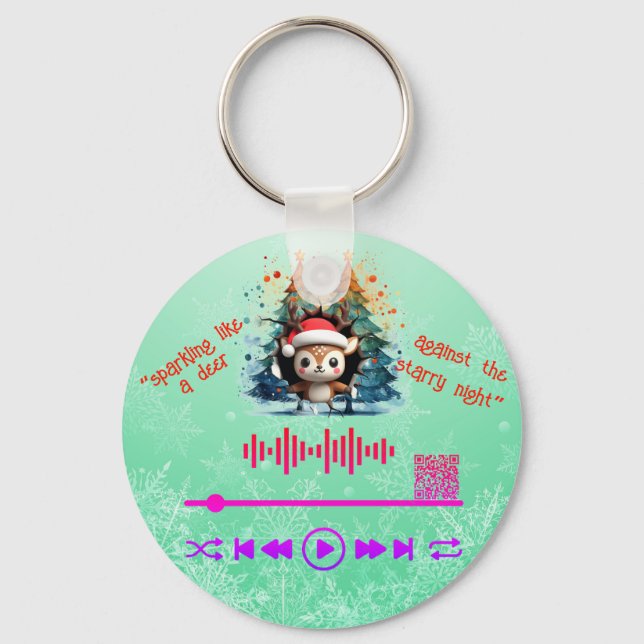 Chaveiro Procure por vídeo, "Red Nose" (Verso)