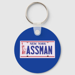 Chaveiro Produtos de chapa de licença de Assman New York