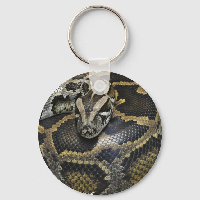 Chaveiro Produtos de design "Python Real" (Frente)
