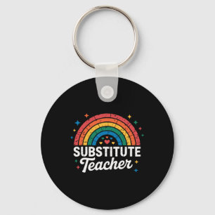 Chaveiro Professor Arco-íris Ck Substituto Para a Escola