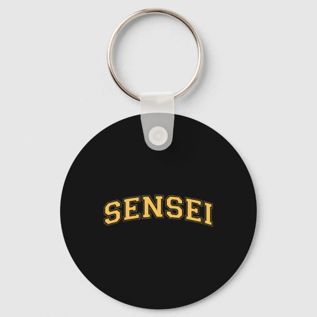 Chaveiro Professor de Artes Marciais do Sensei - Instrutor  (Frente)