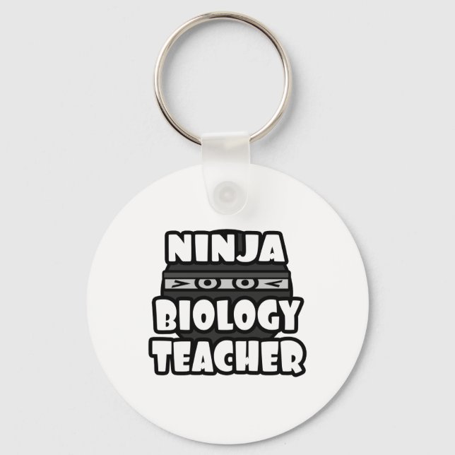 Chaveiro Professor de Biologia Ninja (Frente)