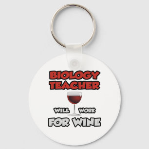 Chaveiro Professor de Biologia... Trabalhará Para O Vinho