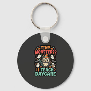 Chaveiro Professor de Creche de Halloween Monstros Pequenos