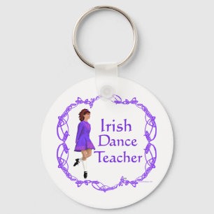 Chaveiro Professor de Dança Step Irlandesa - Roxo