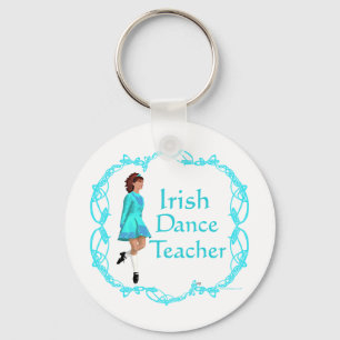Chaveiro Professor de Dança Step Irlandesa - Turquesa