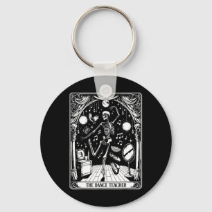 Chaveiro Professor de dança Tarot Card Skeleton Dancing Bal