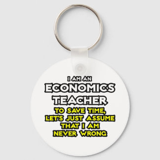 Chaveiro Professor De Econ... Presume Que Nunca Estou Errad