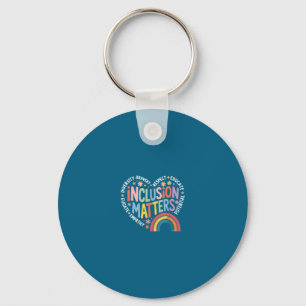 Chaveiro Professor de Educação Especial Camisa Inclusão Imp
