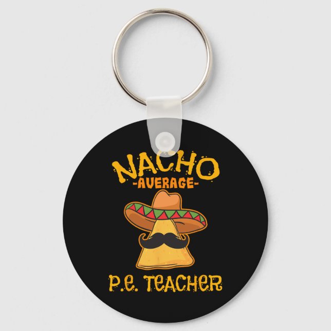 Chaveiro Professor de Educação Física Nacho Médio Cinco De  (Frente)