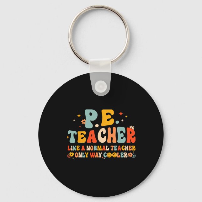 Chaveiro Professor de Educação Física volta às aulas Groov (Frente)