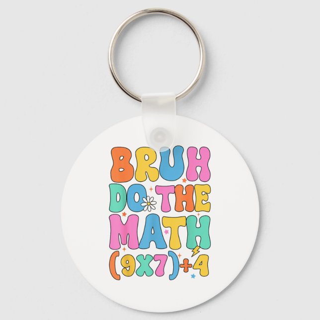 Chaveiro Professor de Matemática 67 Meme Matemática Engraça (Frente)