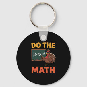 Chaveiro Professor de Matemática Engraçado Dia de Ação de G