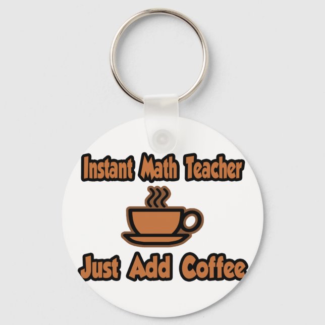 Chaveiro Professor de Matemática Instantânea... Basta Adici (Frente)