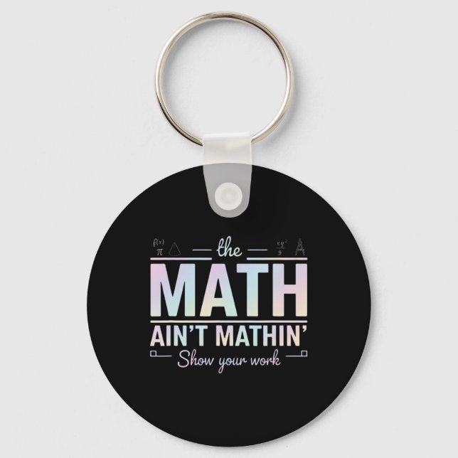 Chaveiro Professor de Matemática Não Está Fazendo Contas, M (Frente)