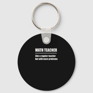 Chaveiro Professor De Matemática, Professor Regular, Mas Ma