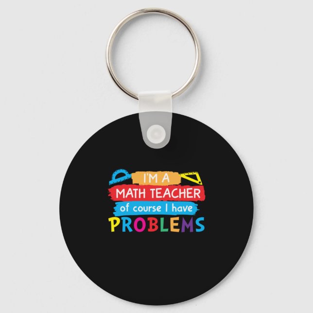 Chaveiro Professor De Matemática Sou Professora De Matemáti (Frente)