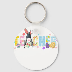 Chaveiro professor de páscoa, retrô, vintage