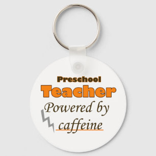 Chaveiro Professor de pré-escola equipado com cafeína