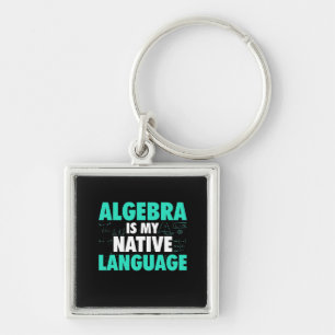 Chaveiro Professor de presentes   Álgebra É A Minha Líng