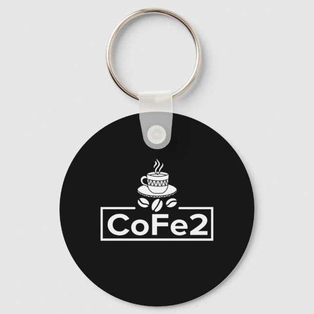 Chaveiro Professor de Química Café Lover (Frente)