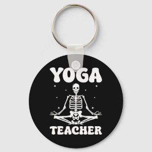 Chaveiro Professor de Yoga Meditação de Halloween