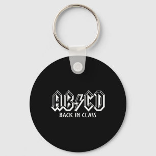 Chaveiro Professor Divertido Abcd Rocks Byck Para a Escola 