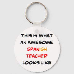 Chaveiro professor espanhol, incrível
