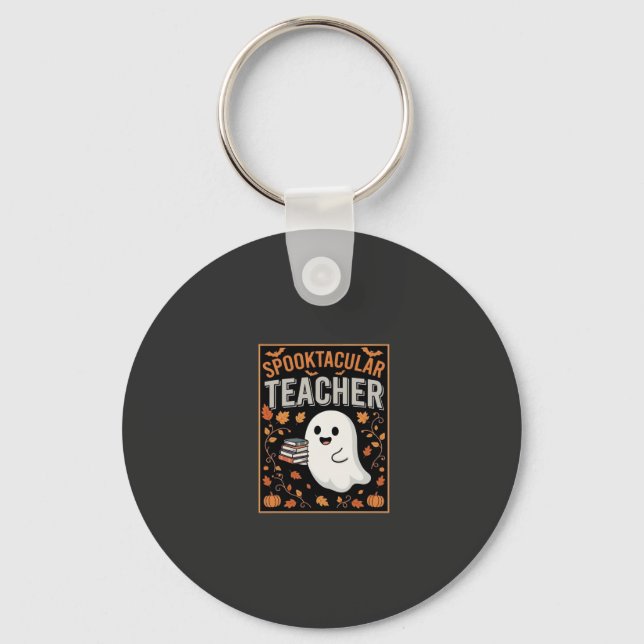 Chaveiro Professor Fantasmagórico de Halloween Design de Fa (Frente)
