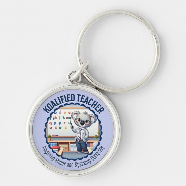 Chaveiro Professor Koalified Cute Koala Considerou o dom ed (Frente)