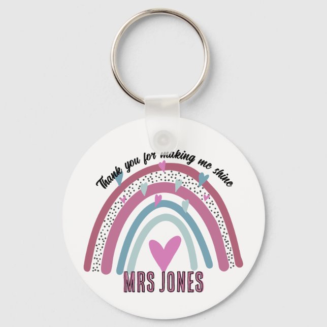 Chaveiro professor obrigado você para a aposentadoria fazer (Frente)