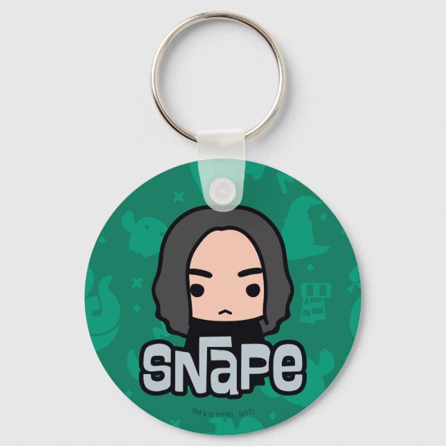 Chaveiro Professor Snape Cartoon Character Art (Frente)