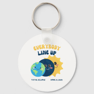 Chaveiro Professor Solar Eclipse Abril 8 2024 Cute Earth Su