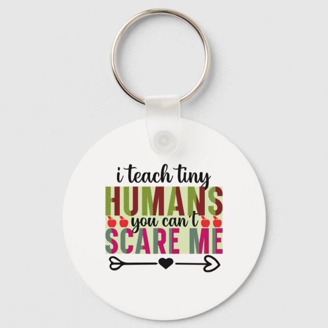 Chaveiro Professora Art I Ensina Humanos Pequenos (Frente)