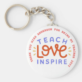 Chaveiro Professora cita preciosa aposentadoria despedida