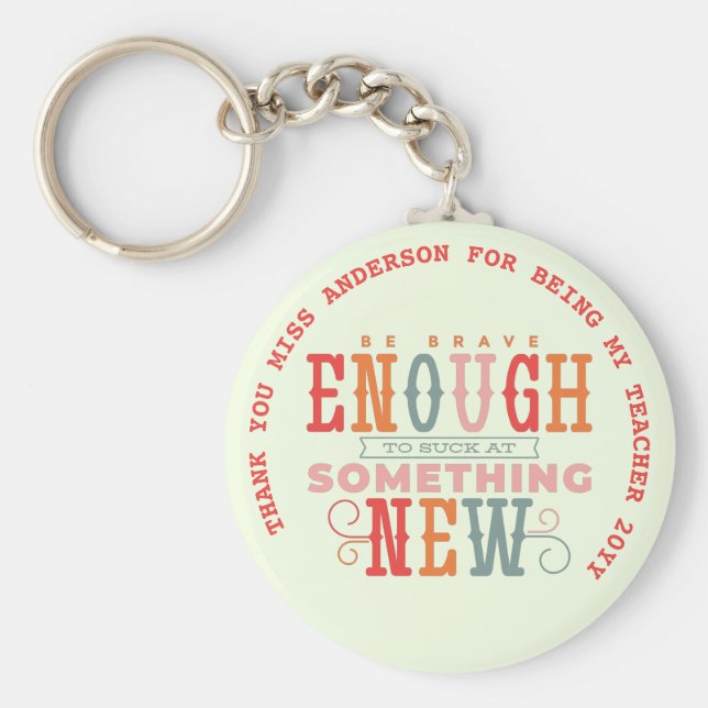 Chaveiro Professora cita preciosa aposentadoria despedida (Frente)