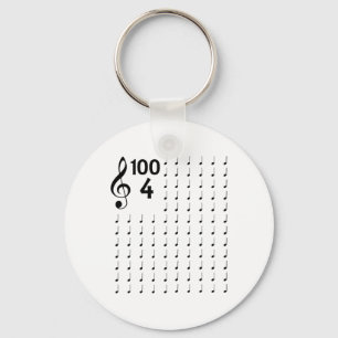 Chaveiro Professora De Música Do Dia Da Escola De Notas Mus