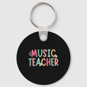 Chaveiro Professora de Música Feminina Primeiro Dia de Aula