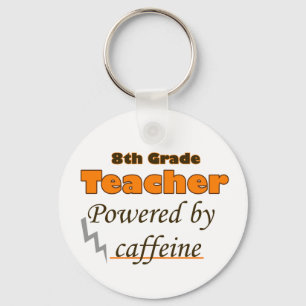 Chaveiro Professora do 8º ano com força de cafeína