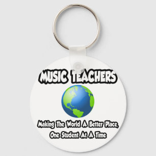 Chaveiro Professores de música... Fazer o mundo um lugar me